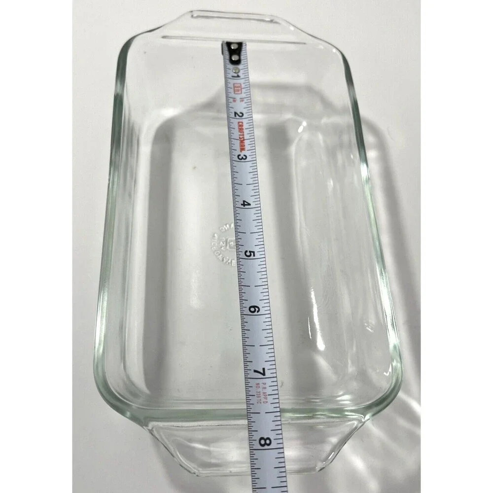 Anchor Hocking #443 Glass Handled Baking Dish 7.5 x 4 x 2